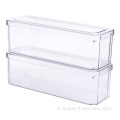 Boîte de rangement transparente avec couvercle pour fruits / légumes / viande